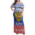 Russia Christmas Family Matching Off Shoulder Maxi Dress and Hawaiian Shirt Double Headed Eagle Christmas Patterns - Wonder Print Shop