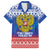 Russia Christmas Family Matching Off Shoulder Short Dress and Hawaiian Shirt Double Headed Eagle Christmas Patterns - Wonder Print Shop