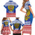 Russia Christmas Family Matching Short Sleeve Bodycon Dress and Hawaiian Shirt Double Headed Eagle Christmas Patterns - Wonder Print Shop