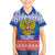 Russia Christmas Family Matching Short Sleeve Bodycon Dress and Hawaiian Shirt Double Headed Eagle Christmas Patterns - Wonder Print Shop
