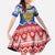 Russia Christmas Family Matching Summer Maxi Dress and Hawaiian Shirt Double Headed Eagle Christmas Patterns - Wonder Print Shop