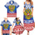 Russia Christmas Family Matching Summer Maxi Dress and Hawaiian Shirt Double Headed Eagle Christmas Patterns - Wonder Print Shop