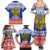 Russia Christmas Family Matching Summer Maxi Dress and Hawaiian Shirt Double Headed Eagle Christmas Patterns - Wonder Print Shop