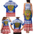 Russia Christmas Family Matching Tank Maxi Dress and Hawaiian Shirt Double Headed Eagle Christmas Patterns - Wonder Print Shop