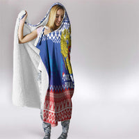 Russia Christmas Hooded Blanket Double Headed Eagle Christmas Patterns - Wonder Print Shop