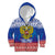 Russia Christmas Kid Hoodie Double Headed Eagle Christmas Patterns - Wonder Print Shop