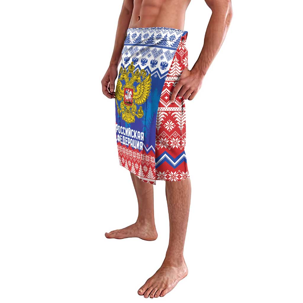 Russia Christmas Lavalava Double Headed Eagle Christmas Patterns - Wonder Print Shop