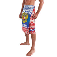 Russia Christmas Lavalava Double Headed Eagle Christmas Patterns - Wonder Print Shop