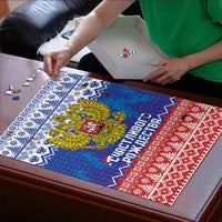 Russia Christmas Puzzle Double Headed Eagle Christmas Patterns - Wonder Print Shop
