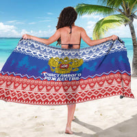 Russia Christmas Sarong Double Headed Eagle Christmas Patterns - Wonder Print Shop
