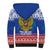 Russia Christmas Sherpa Hoodie Double Headed Eagle Christmas Patterns - Wonder Print Shop