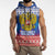 Russia Christmas Sleeveless Hoodie Double Headed Eagle Christmas Patterns - Wonder Print Shop