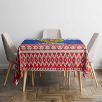 Russia Christmas Tablecloth Double Headed Eagle Christmas Patterns - Wonder Print Shop