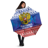Russia Christmas Umbrella Double Headed Eagle Christmas Patterns - Wonder Print Shop