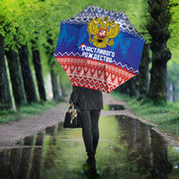 Russia Christmas Umbrella Double Headed Eagle Christmas Patterns - Wonder Print Shop