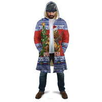 Russia Christmas Cloak Brown Bear Playing Balalaika - Wonder Print Shop