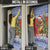 Russia Christmas Door Cover Brown Bear Playing Balalaika - Wonder Print Shop