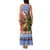 Russia Christmas Family Matching Tank Maxi Dress and Hawaiian Shirt Brown Bear Playing Balalaika - Wonder Print Shop