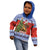 Russia Christmas Kid Hoodie Brown Bear Playing Balalaika - Wonder Print Shop