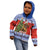 Russia Christmas Kid Hoodie Brown Bear Playing Balalaika - Wonder Print Shop