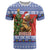 Russia Christmas T Shirt Brown Bear Playing Balalaika - Wonder Print Shop