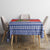 Russia Christmas Tablecloth Brown Bear Playing Balalaika - Wonder Print Shop