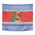 Russia Christmas Tapestry Brown Bear Playing Balalaika - Wonder Print Shop