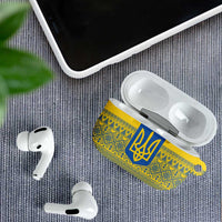 Ukraine Trident Christmas AirPods Case Vyshyvanka Patterns - Wonder Print Shop