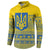 Ukraine Trident Christmas Button Sweatshirt Vyshyvanka Patterns - Wonder Print Shop