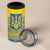 Ukraine Trident Christmas 4 in 1 Can Cooler Tumbler Vyshyvanka Patterns - Wonder Print Shop