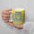 Ukraine Trident Christmas Ceramic Mug Vyshyvanka Patterns - Wonder Print Shop