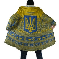 Ukraine Trident Christmas Cloak Vyshyvanka Patterns - Wonder Print Shop