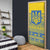 Ukraine Trident Christmas Door Cover Vyshyvanka Patterns - Wonder Print Shop