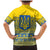Ukraine Trident Christmas Family Matching Mermaid Dress and Hawaiian Shirt Vyshyvanka Patterns - Wonder Print Shop