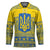 Ukraine Trident Christmas Hockey Jersey Vyshyvanka Patterns - Wonder Print Shop