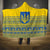 Ukraine Trident Christmas Hooded Blanket Vyshyvanka Patterns - Wonder Print Shop