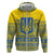 Ukraine Trident Christmas Hoodie Vyshyvanka Patterns - Wonder Print Shop