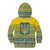 Ukraine Trident Christmas Kid Hoodie Vyshyvanka Patterns - Wonder Print Shop