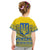 Ukraine Trident Christmas Kid T Shirt Vyshyvanka Patterns - Wonder Print Shop