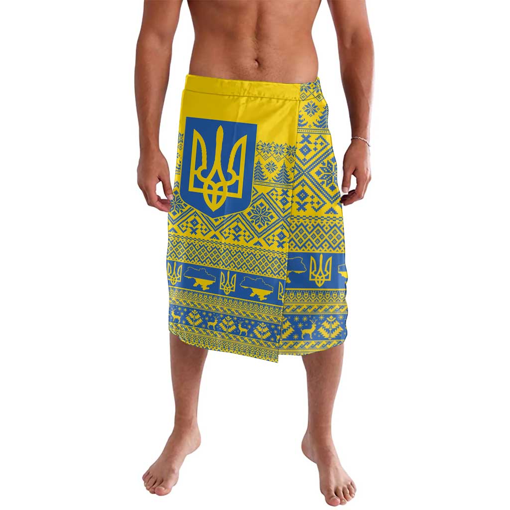 Ukraine Trident Christmas Lavalava Vyshyvanka Patterns - Wonder Print Shop