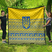 Ukraine Trident Christmas Quilt Vyshyvanka Patterns - Wonder Print Shop