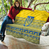 Ukraine Trident Christmas Quilt Vyshyvanka Patterns - Wonder Print Shop