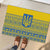 Ukraine Trident Christmas Rubber Doormat Vyshyvanka Patterns - Wonder Print Shop
