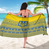 Ukraine Trident Christmas Sarong Vyshyvanka Patterns - Wonder Print Shop