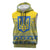 Ukraine Trident Christmas Sleeveless Zip Hoodie Vyshyvanka Patterns - Wonder Print Shop