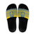 Ukraine Trident Christmas Slide Sandals Vyshyvanka Patterns - Wonder Print Shop