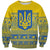 Ukraine Trident Christmas Sweatshirt Vyshyvanka Patterns - Wonder Print Shop