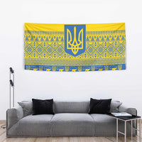 Ukraine Trident Christmas Tapestry Vyshyvanka Patterns - Wonder Print Shop
