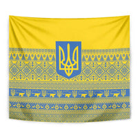 Ukraine Trident Christmas Tapestry Vyshyvanka Patterns - Wonder Print Shop