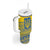 Ukraine Trident Christmas Tumbler With Handle Vyshyvanka Patterns - Wonder Print Shop